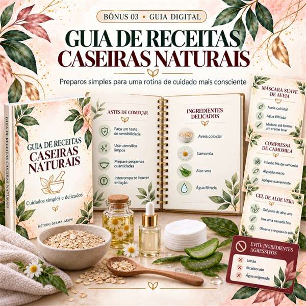 Guia de Receitas Caseiras Naturais